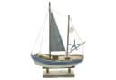 Dekoleidenschaft LED-Dekofigur Segelschiff Holz Shabby Look 48 cm Bild 3