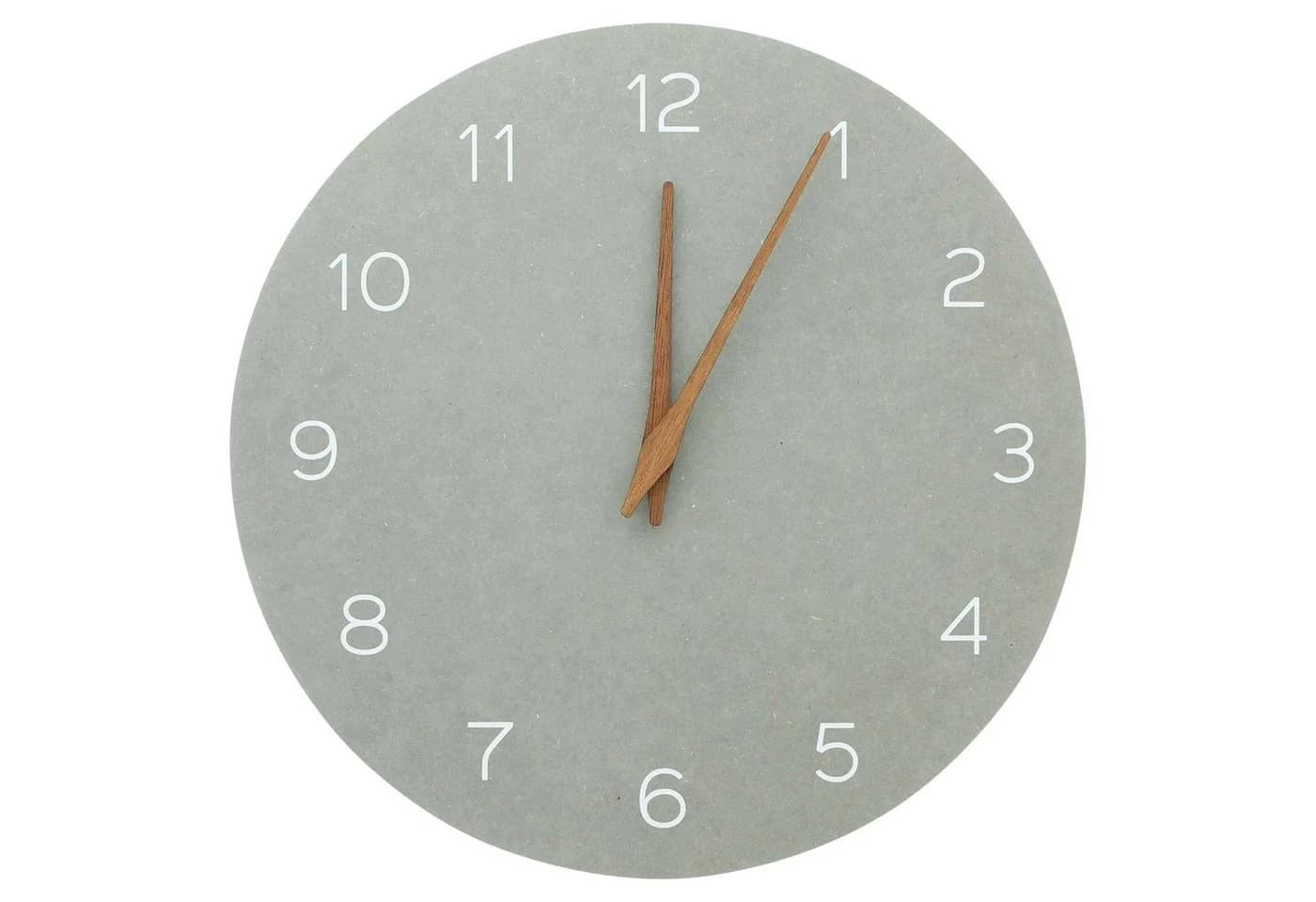 Dekoleidenschaft Wanduhr Beton Grau MDF 30 cm - Bild 2
