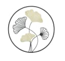 Dekoleidenschaft Wanddeko Ginkgo Metall & Holz 40 cm Bild 2
