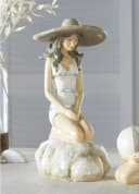 Dekoleidenschaft Dekofigur Stranddame Polyresin Bild 1