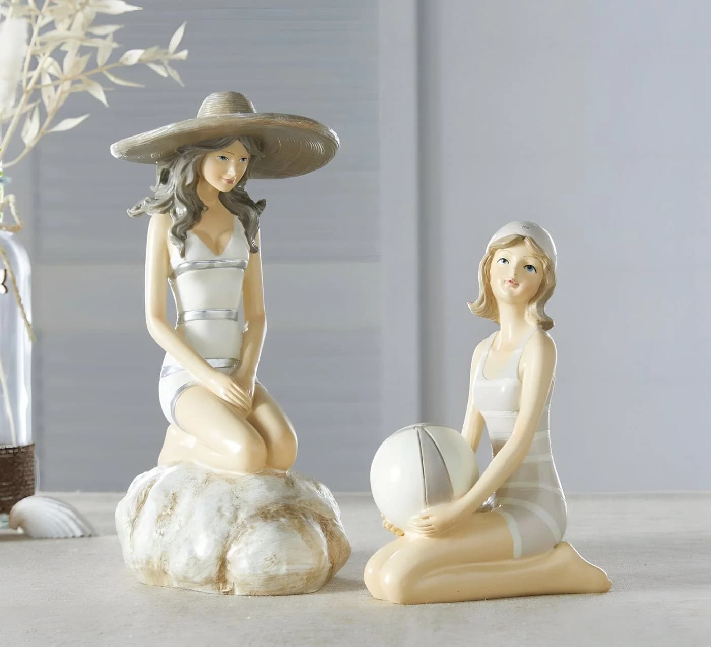 Dekoleidenschaft Dekofigur Stranddame Polyresin - Bild 5