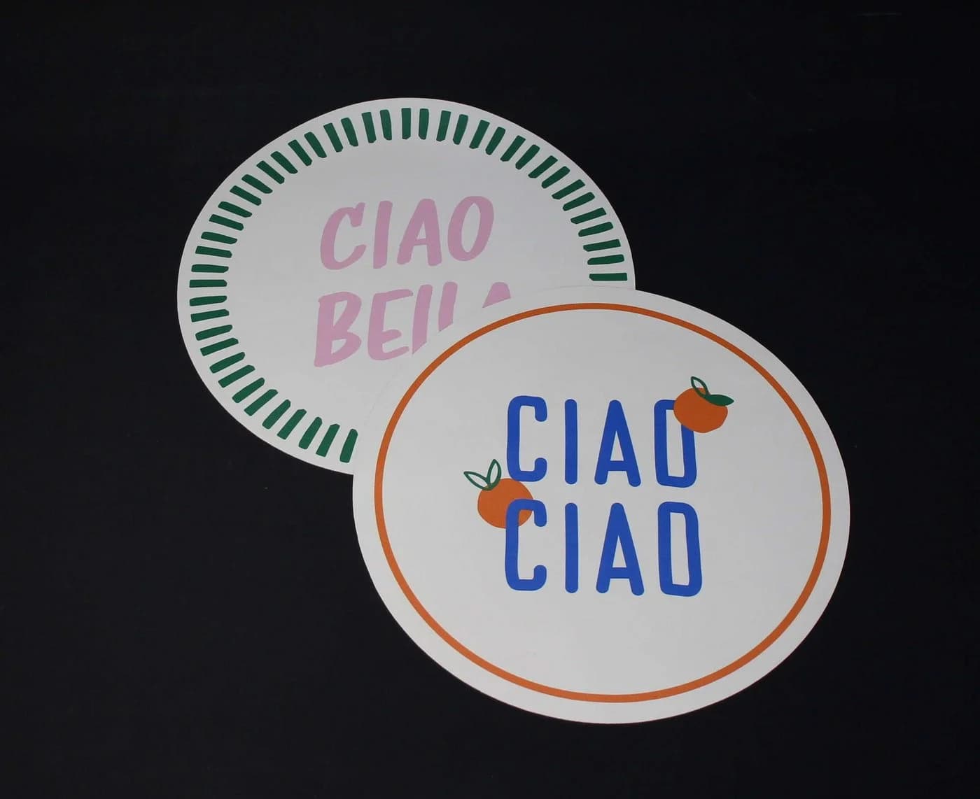 Dekoleidenschaft Platzset Italien PVC bunt/weiß Ø 38 cm - Bild 4