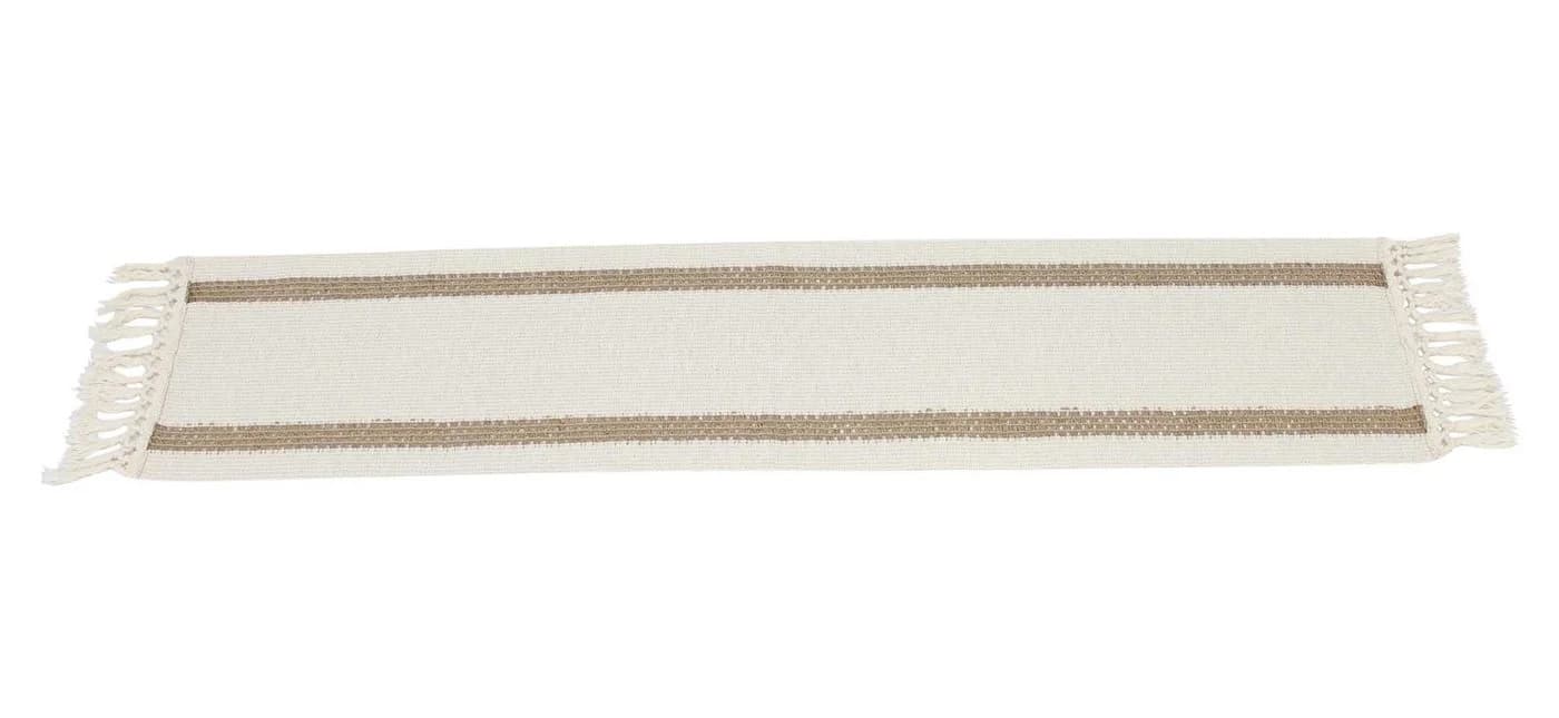 Dekoleidenschaft Tischläufer Boho Beige Fransen - Bild 4