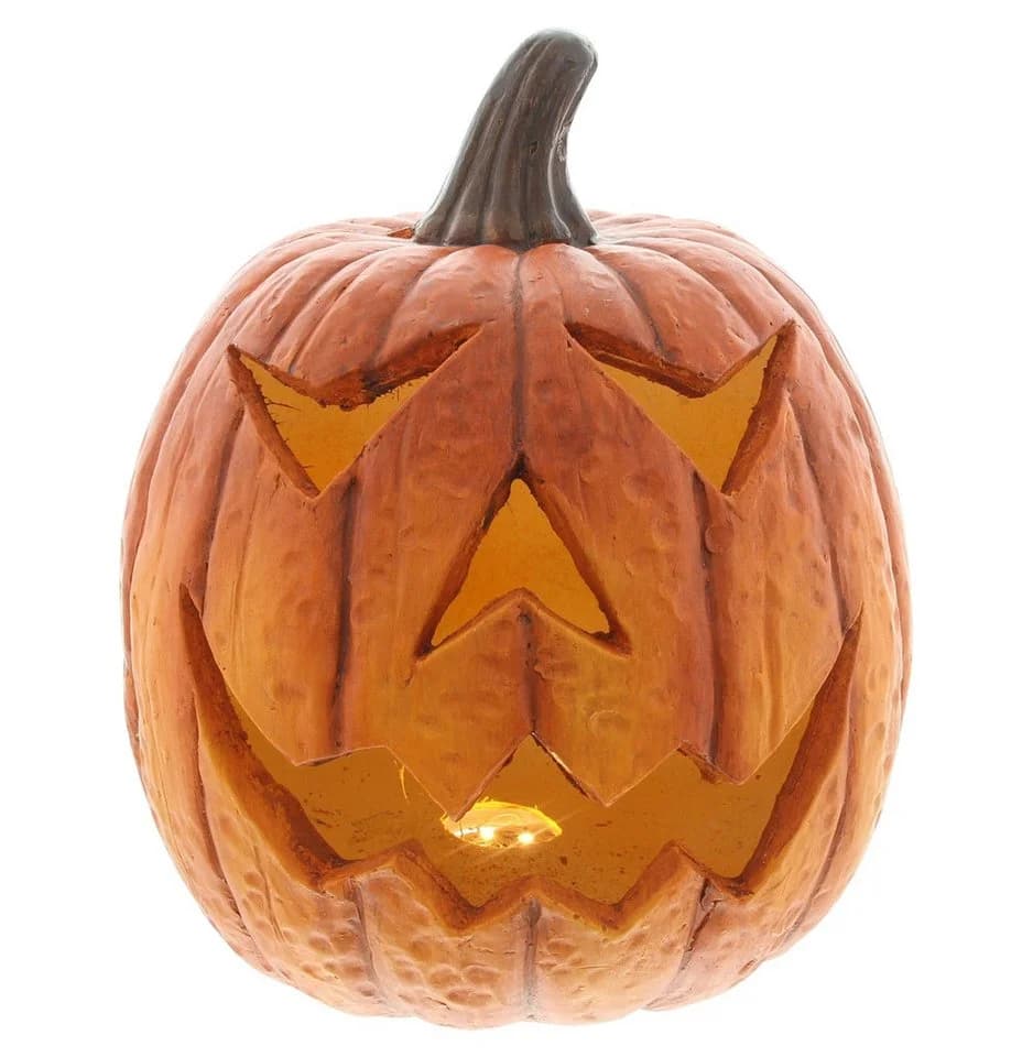 Dekoleidenschaft LED-Dekofigur "Spooky" Kürbis orange - Bild 3