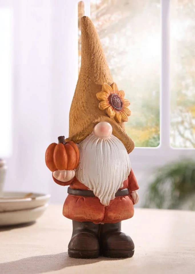 Dekoleidenschaft Wichtel "Herbstwichtel" Bunt Polyresin