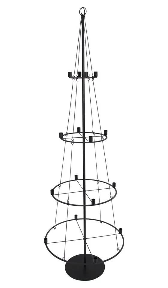 Dekoleidenschaft Metallbaum Pyramide Schwarz 180 cm - Bild 3