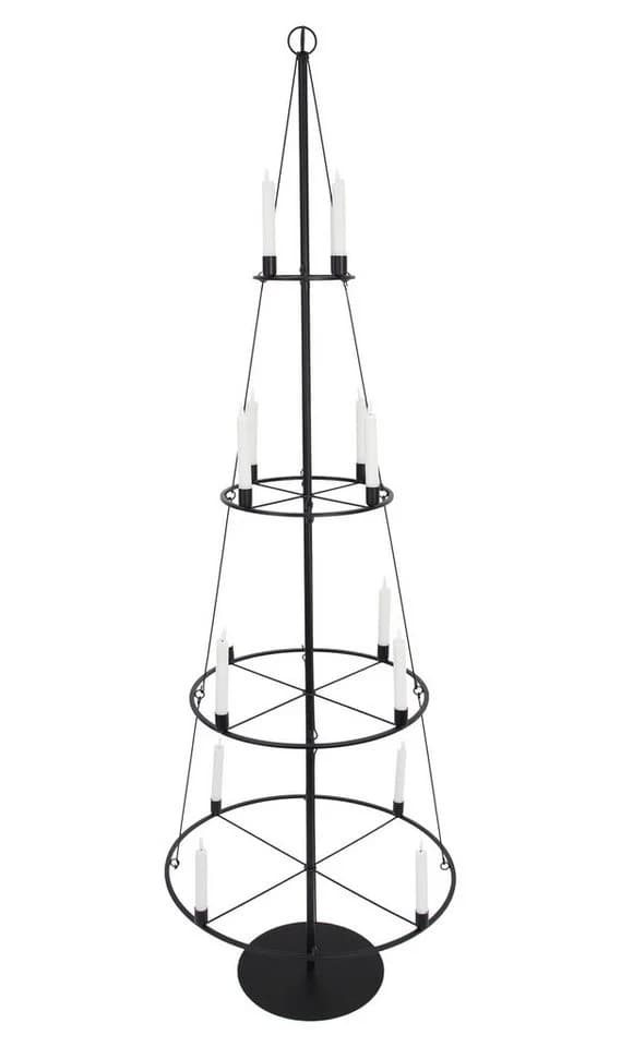 Dekoleidenschaft Metallbaum Pyramide Schwarz 180 cm - Bild 5