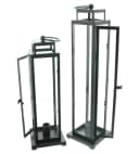 Dekoleidenschaft Kerzenlaterne Modern Black Metall 2er Set Bild 4