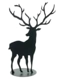 Dekoleidenschaft Dekofigur Hirsch Metall Schwarz 72 cm Bild 2