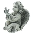 Dekoleidenschaft Engelfigur aus Polyresin sitzend 20 cm hoch Bild 2