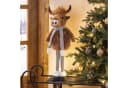 Dekoleidenschaft Dekofigur Cattle mit Teleskop Beinen, max. 68 cm hoch, Weihnachtsfigur Kuh, Weihnachtsdeko Figur Bild 3