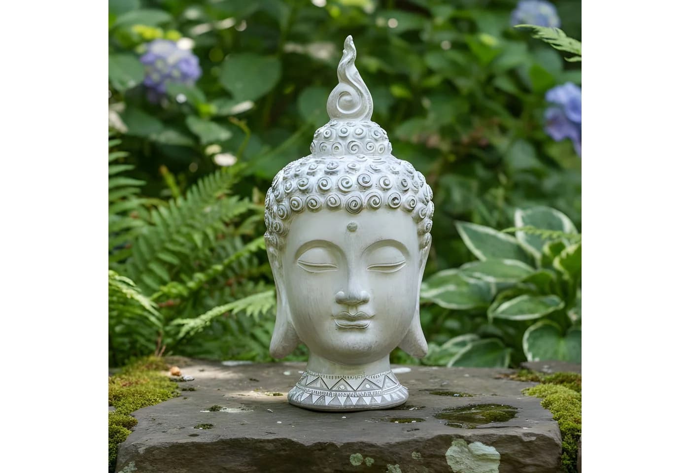 Dekoleidenschaft Buddhafigur Relax Magnesiumoxid 32 cm