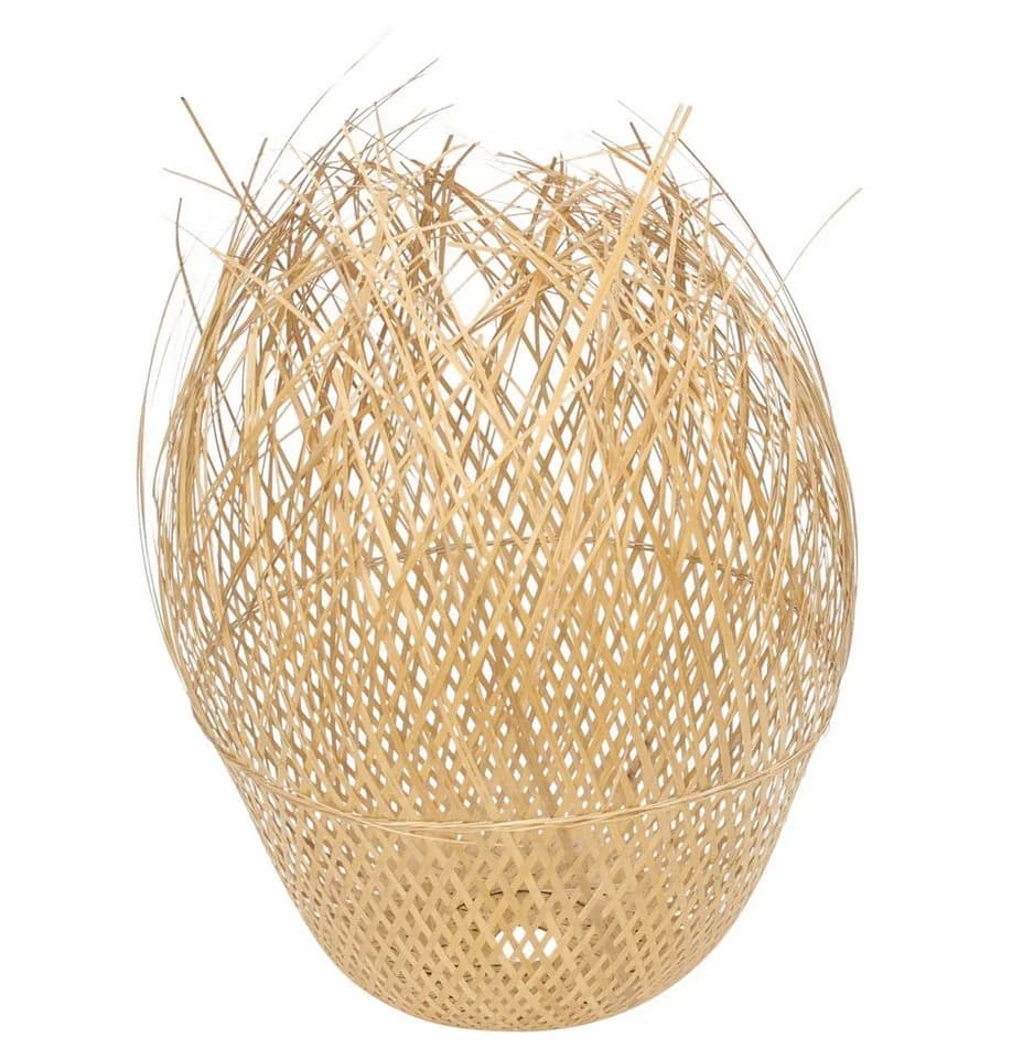 Dekoleidenschaft Lampenschirm "Ibiza" 2er Set Bambus Beige - Bild 4