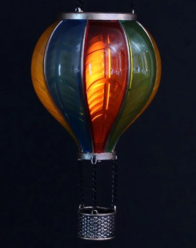 Dekoleidenschaft Solar-Hängelaterne Heißluftballon Bunt - Bild 4