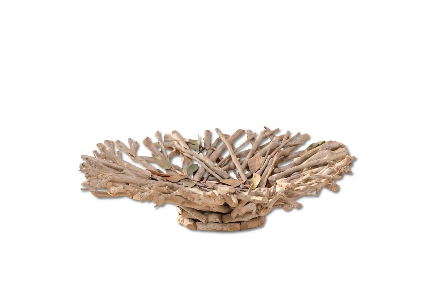 Dekoleidenschaft Dekoschale Verzweigt Teebaum-Holz Beige - Bild 2