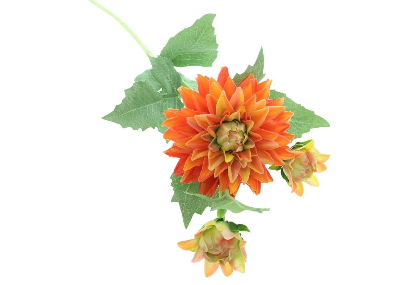 Dekoleidenschaft Kunstblume "Dahlie" 3er Set Bunt - Bild 4