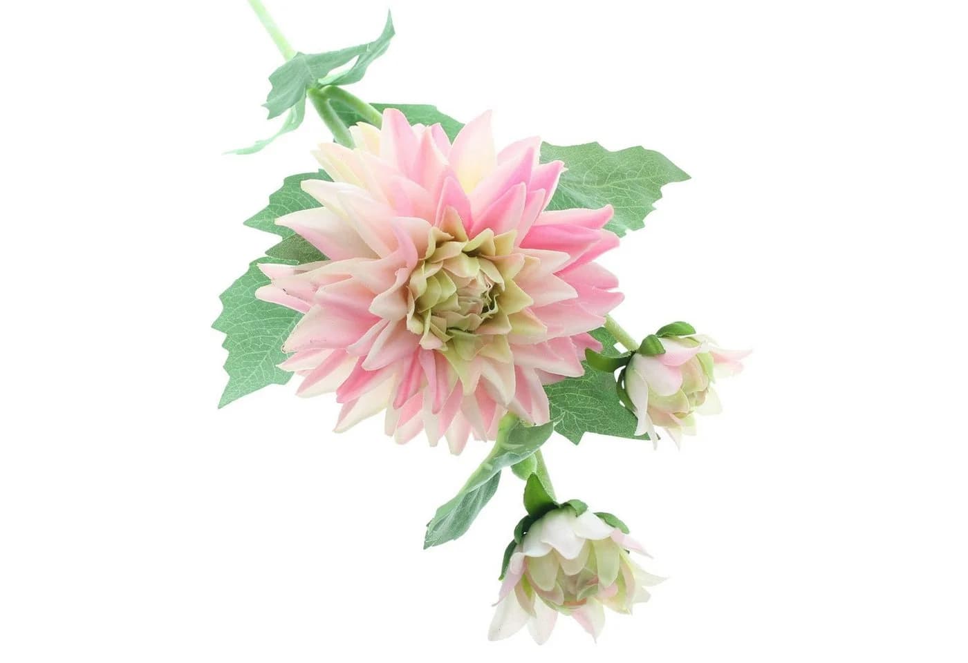 Dekoleidenschaft Kunstblume "Dahlie" 3er Set Bunt - Bild 5