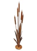 Dekoleidenschaft Gartenfigur Schilf Metall Edelrost 91 cm Bild 2