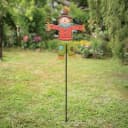 Dekoleidenschaft Gartenstecker Vogelscheuche Bunt Metall Bild 1
