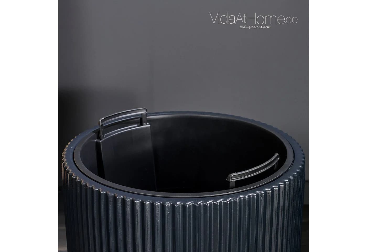 VidaAtHome.de Blumentopf Design-Pflanzgefäße-Set IVY 2er Set Anthrazit - Bild 5