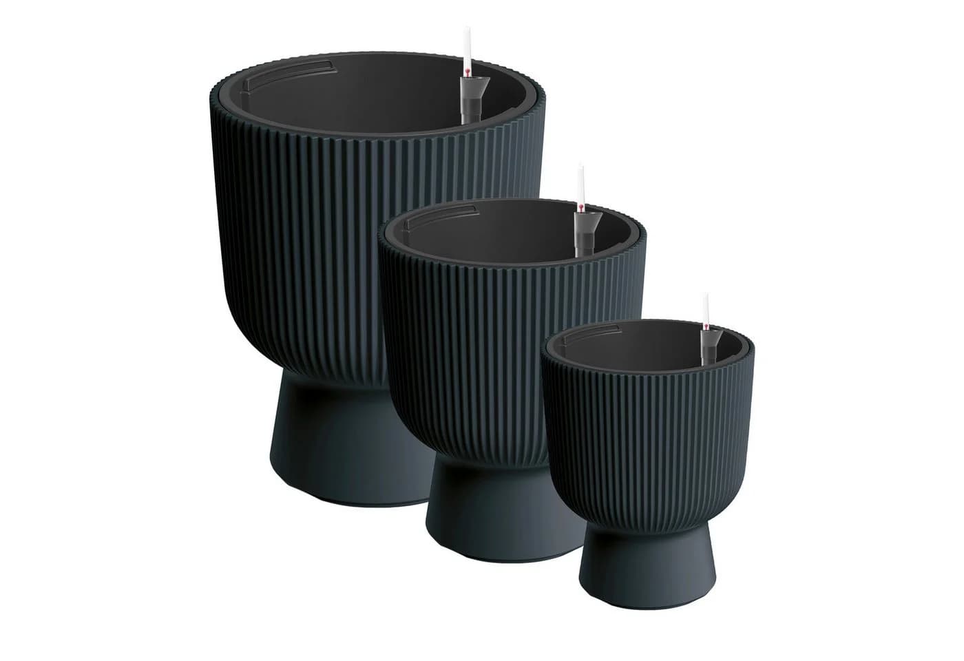 VidaAtHome.de Design-Pflanzgefäße-Set ALVY 3er Set mit Bewässerungseinsatz - Bild 2