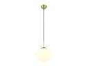 TRIO Leuchten LED Pendelleuchte Opalglas Messing Dimmbar Bild 2