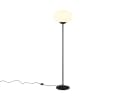 TRIO Leuchten LED Stehlampe Schwarz mit Dimmfunktion und Opalglas Schirm Bild 2