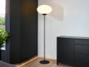 TRIO Leuchten LED Stehlampe Schwarz mit Dimmfunktion und Opalglas Schirm Bild 5