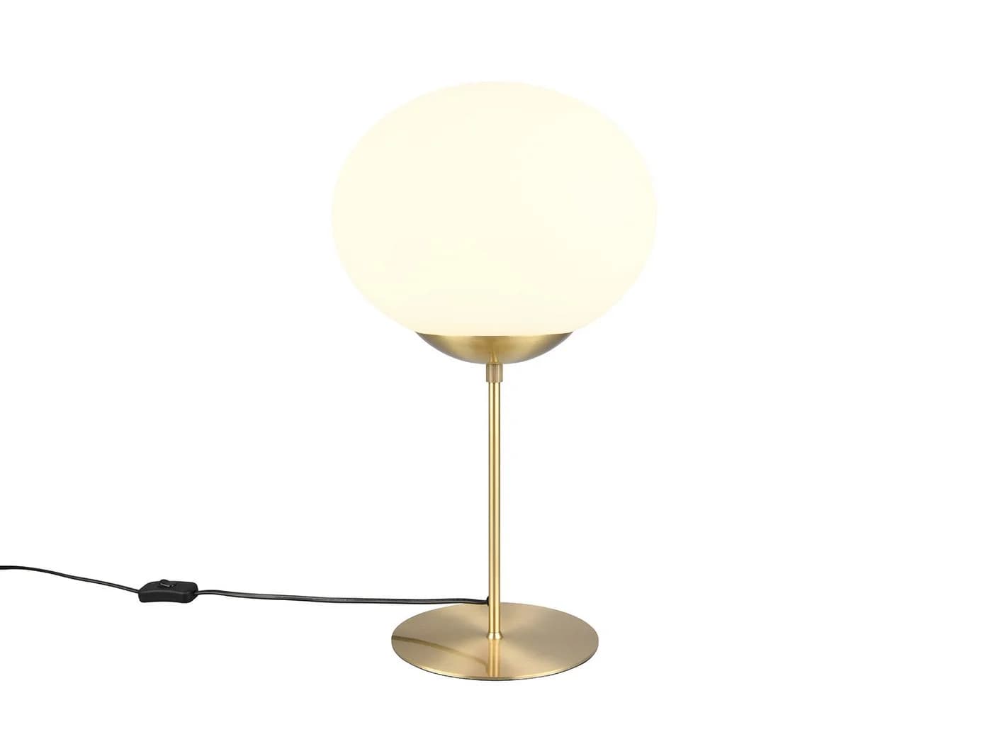 TRIO Leuchten LED Nachttischlampe Dimmfunktion Messing Opalglas - Bild 2