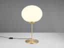 TRIO Leuchten LED Nachttischlampe Dimmfunktion Messing Opalglas Bild 3