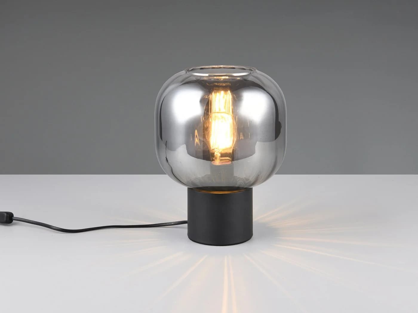 TRIO Leuchten LED Nachttischlampe mit Glas Schirm und Dimmfunktion - Bild 3