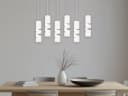 TRIO Leuchten LED Pendelleuchte 6-flammig weiß Dimmfunktion Bild 1