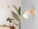 TRIO Leuchten LED Wandstrahler Dimmbar Warmweiß Metall Holz Bild 1