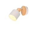 TRIO Leuchten LED Wandstrahler Dimmbar Warmweiß Metall Holz Bild 2