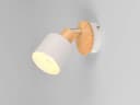 TRIO Leuchten LED Wandstrahler Dimmbar Warmweiß Metall Holz Bild 3