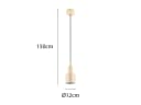 TRIO Leuchten LED Pendelleuchte Beige Retro Dimmbar E27 Bild 3