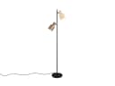 TRIO Leuchten LED Stehlampe Retro Beige/Braun Dimmbar Bild 2