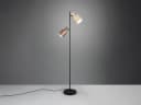 TRIO Leuchten LED Stehlampe Retro Beige/Braun Dimmbar Bild 3