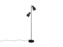 TRIO Leuchten LED Stehlampe Schwarz Dimmbar 2 Schwenkbare Spots Bild 2