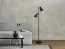 TRIO Leuchten LED Stehlampe Schwarz Dimmbar 2 Schwenkbare Spots Bild 5