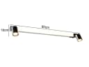 TRIO Leuchten LED Spiegelleuchte Silber Chrom mit Memoryfunktion Bild 4