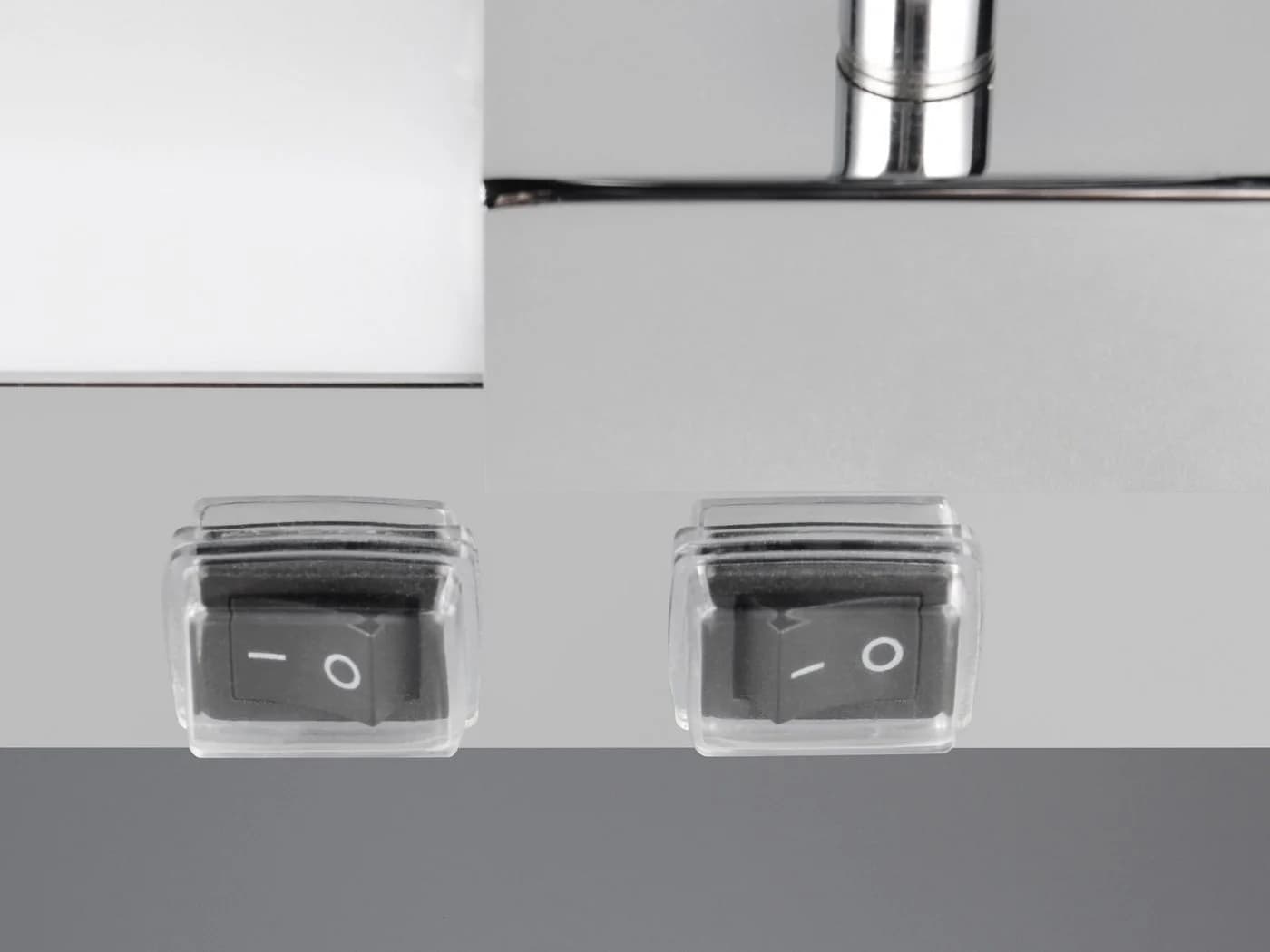 TRIO Leuchten LED Spiegelleuchte Silber Chrom mit Memoryfunktion - Bild 5