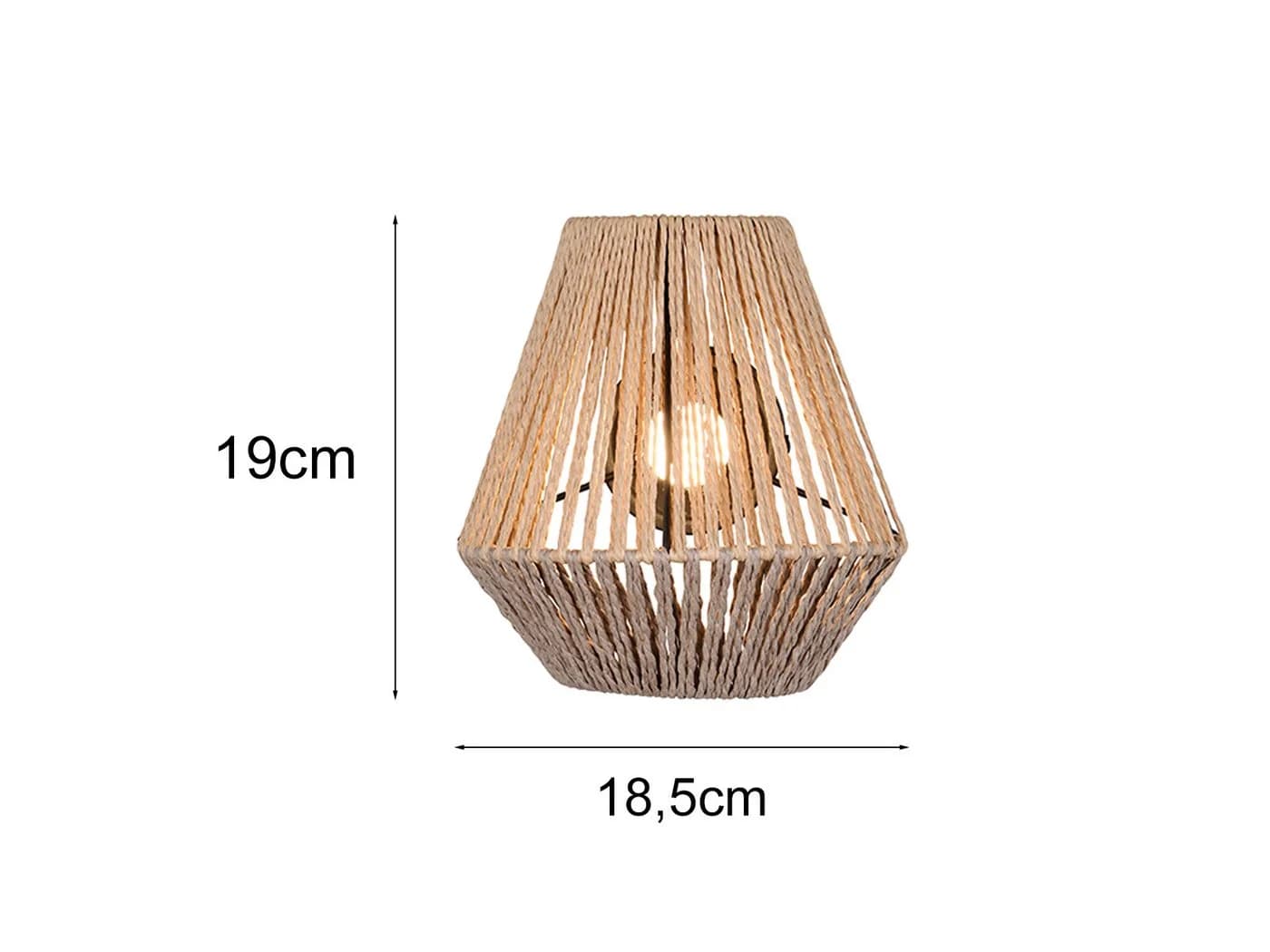 Reality Leuchten LED Wandleuchte 2er Set Boho Akku Dimmbar Warmweiß - Bild 4