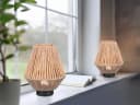 Reality Leuchten LED Tischleuchte 2er Set Boho Dimmbar Warmweiß Bild 1