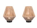 Reality Leuchten LED Tischleuchte 2er Set Boho Dimmbar Warmweiß Bild 2