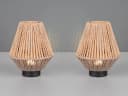 Reality Leuchten LED Tischleuchte 2er Set Boho Dimmbar Warmweiß Bild 3