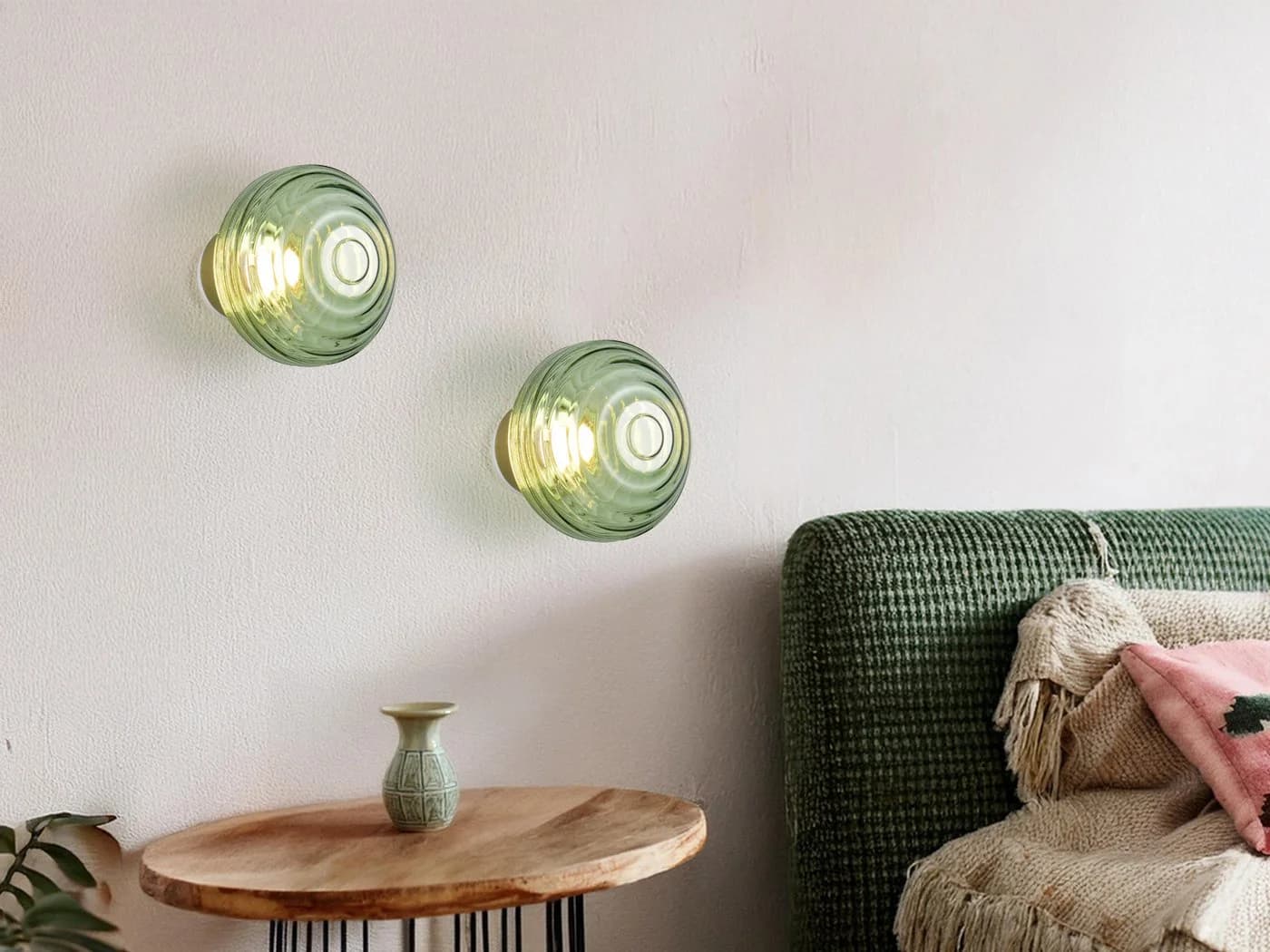 Reality Leuchten LED Wandleuchte Dimmfunktion Warmweiß 2er Set