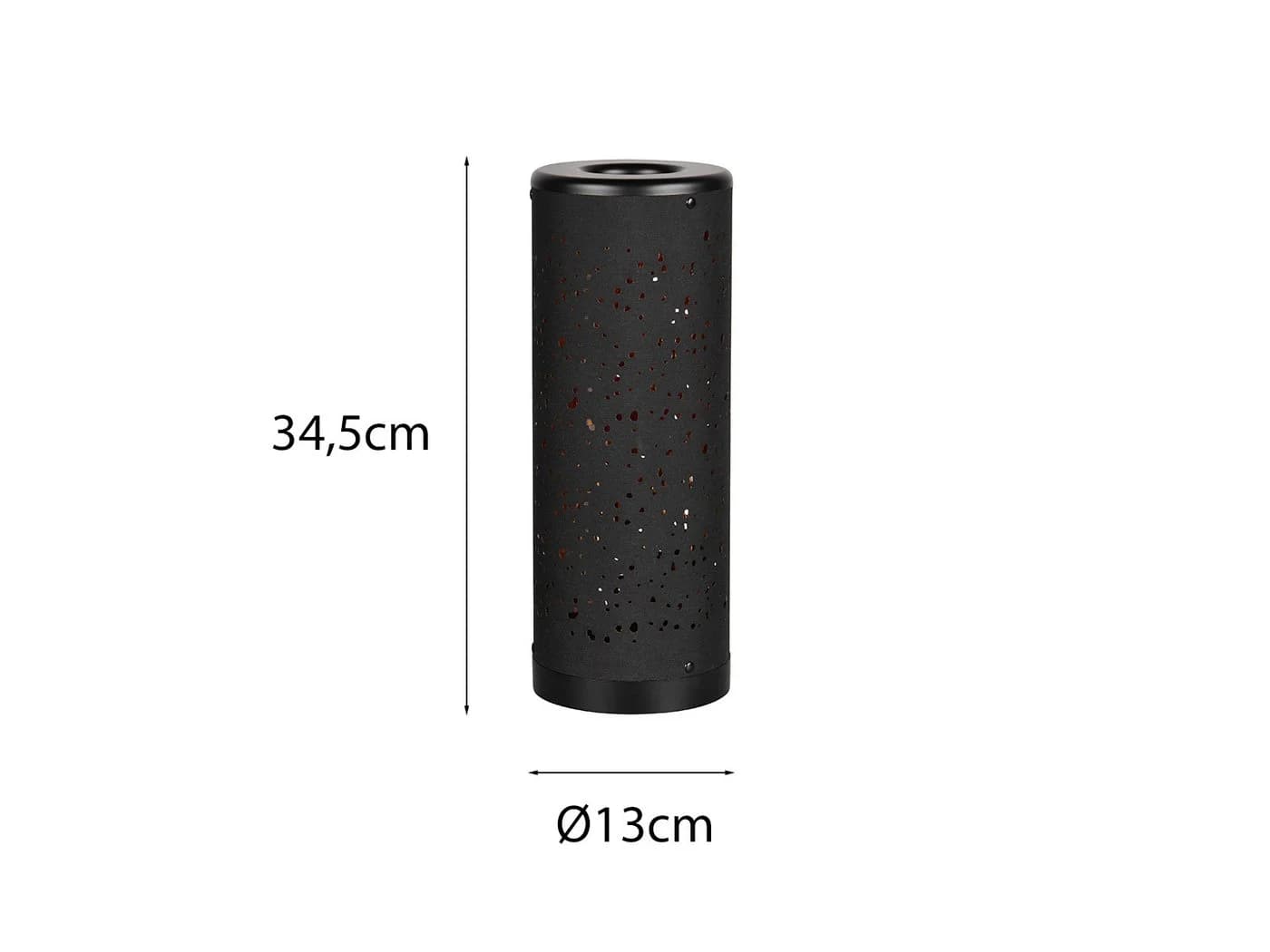 Reality Leuchten LED Stehlampe Set Schwarz Gold Sterneneffekt - Bild 4
