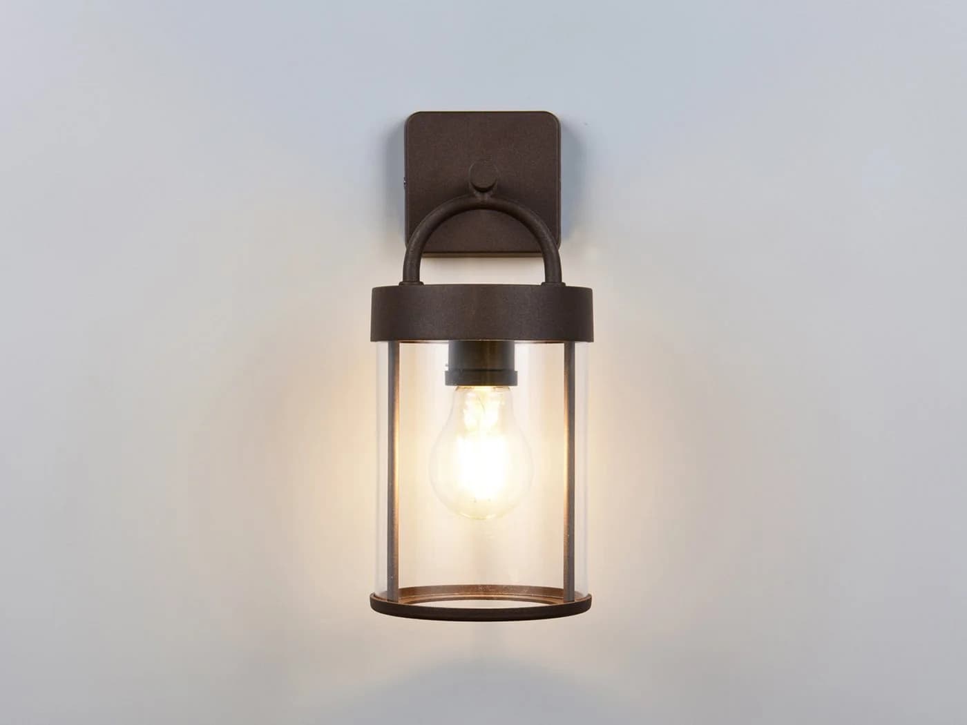Reality Leuchten LED Außen-Wandleuchte Aluminium Rostoptik E27 - Bild 5