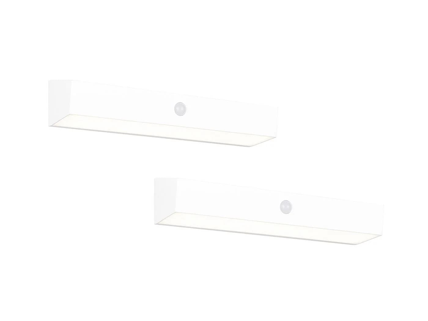 Reality Leuchten LED Solarleuchte 2er Set mit Bewegungsmelder Weiß - Bild 2